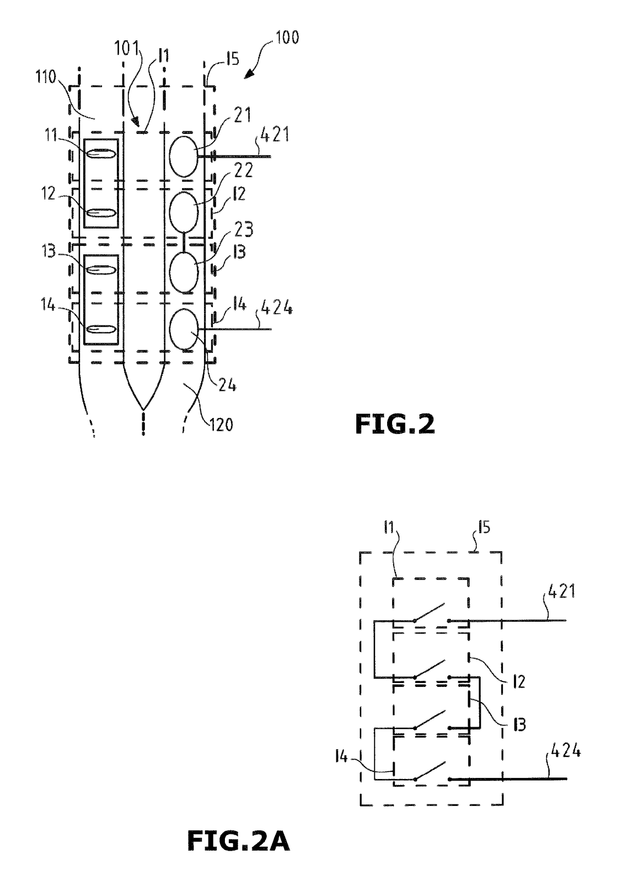 Device for controlling a closure system of an article and corresponding article