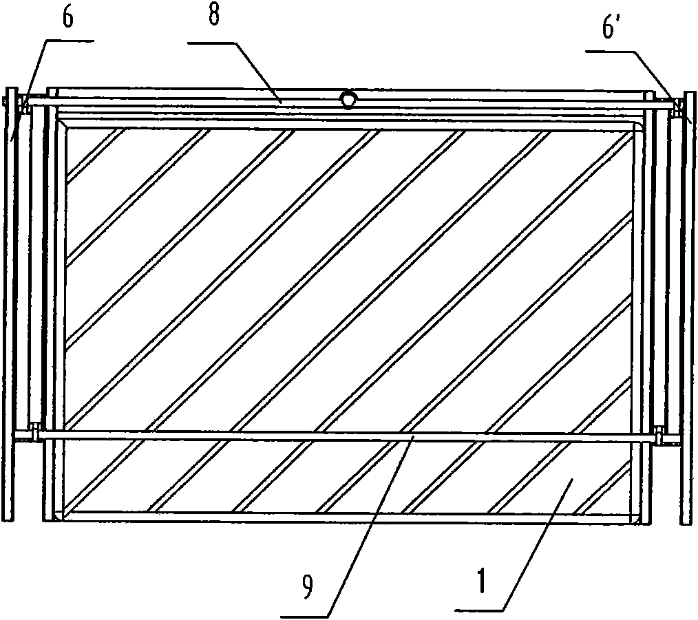 Scissor type motor-caravan lifting bed