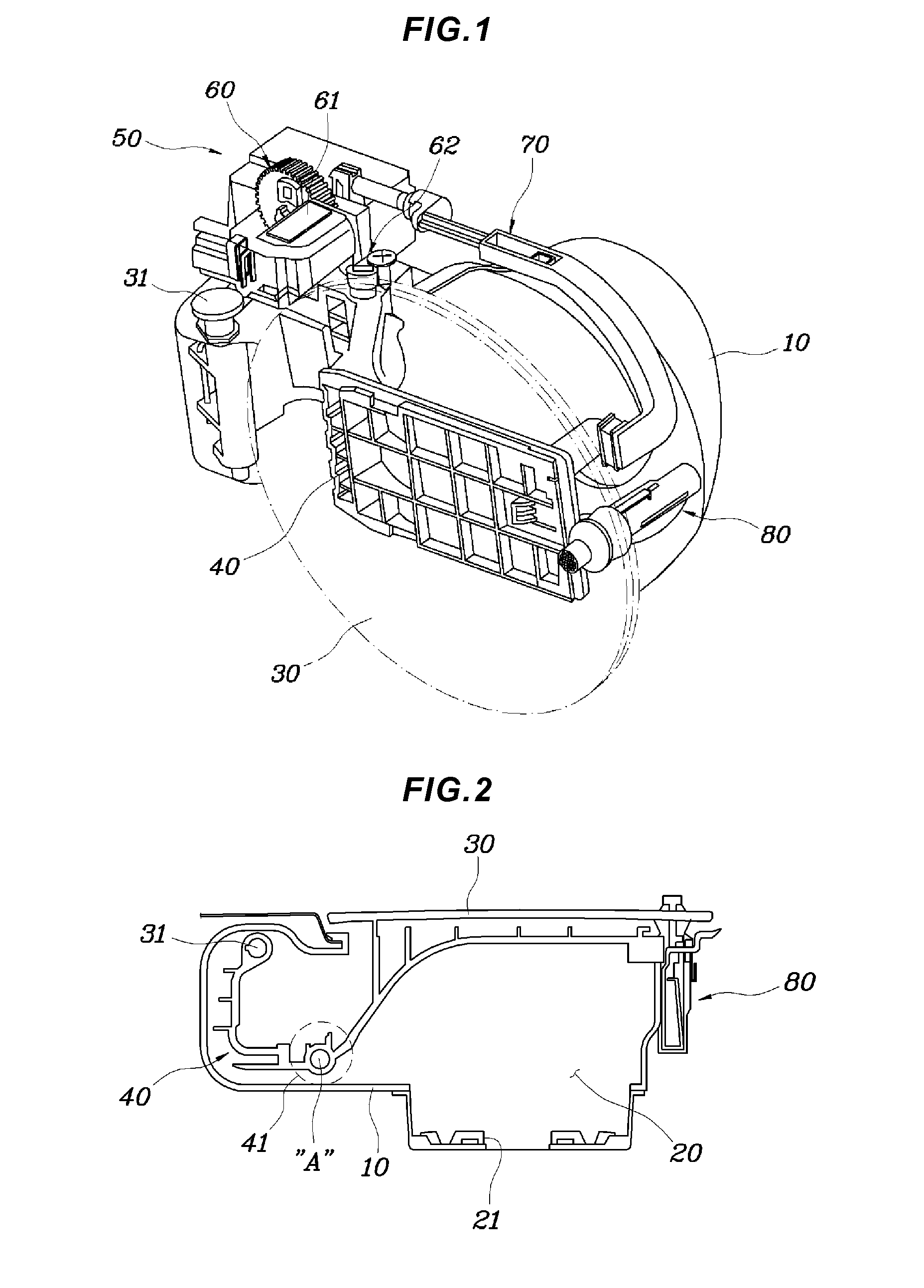 Opening and closing device for fuel door of vehicle