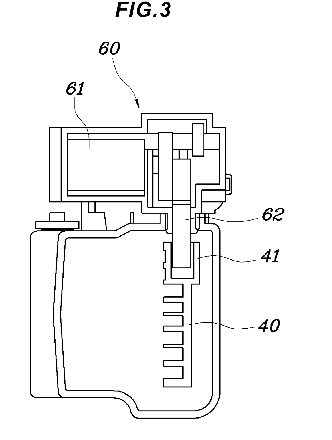 Opening and closing device for fuel door of vehicle