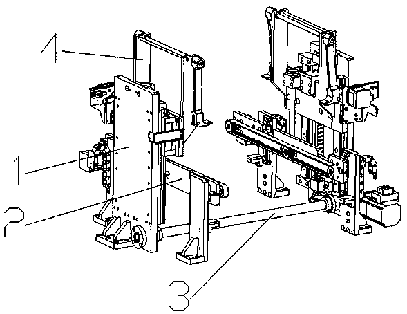 Medicine basket lifting structure for dispensing medicine baskets