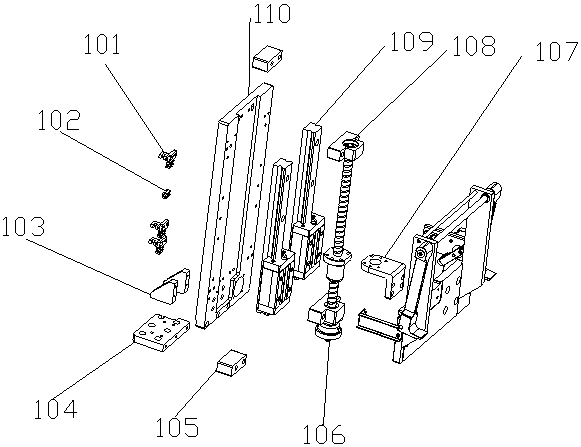 Medicine basket lifting structure for dispensing medicine baskets