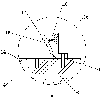 Deburring device for wood board processing