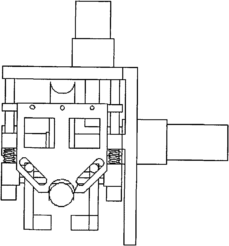 Inspection robot wheel-claw compound mechanism