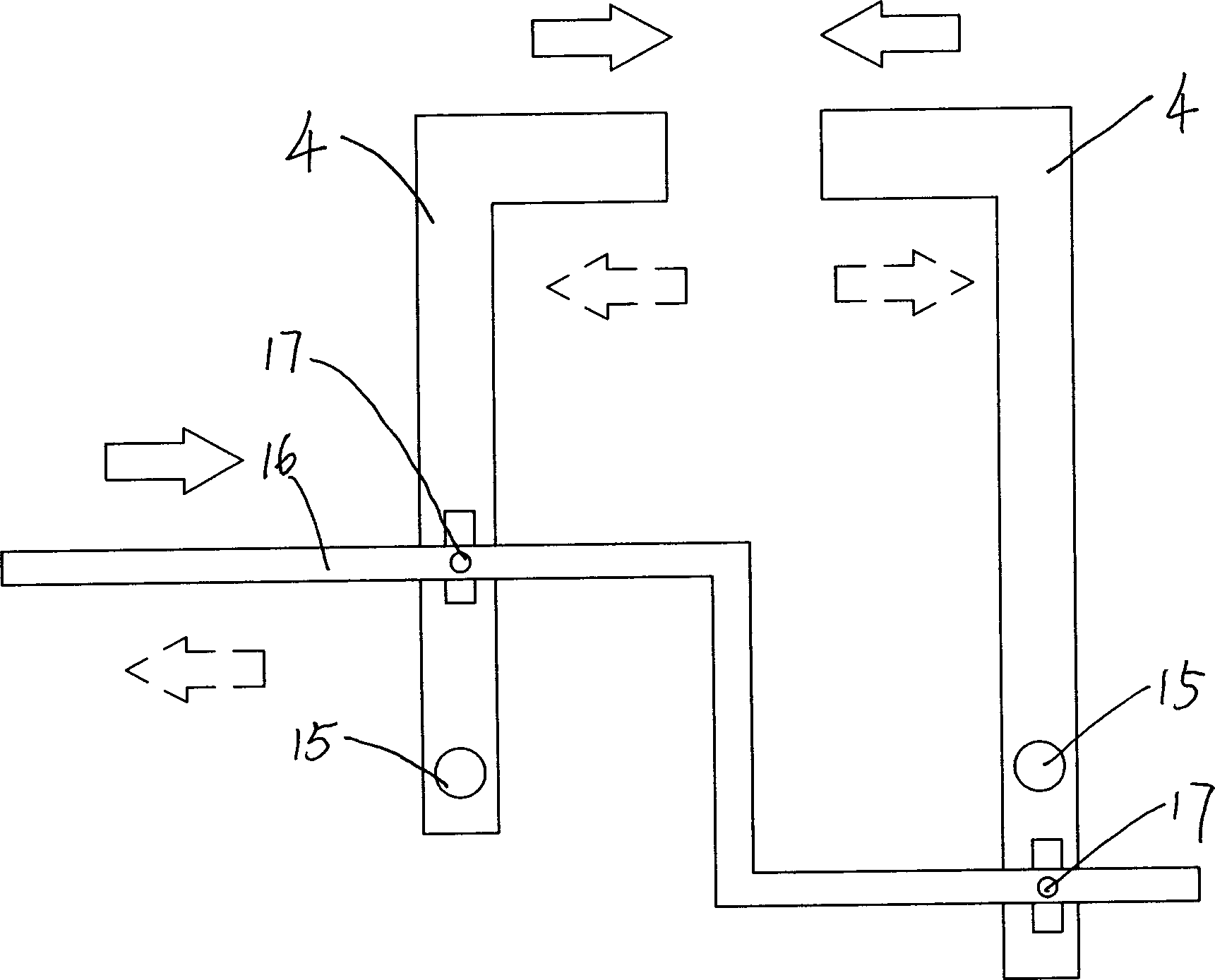 Electric hydraulic disassembling and assembling machine of coupling buffer device for rolling stock