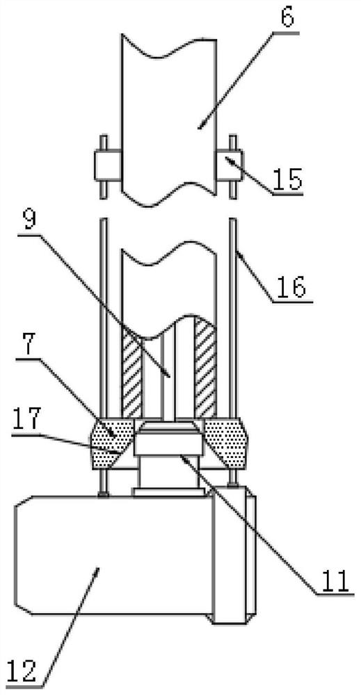 Automatic lift pre-overhauling device for water conservancy project