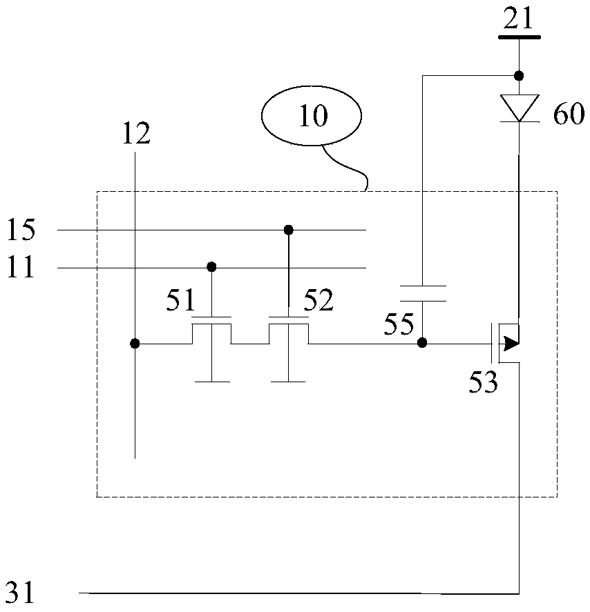 Micro-displayer pixel circuit