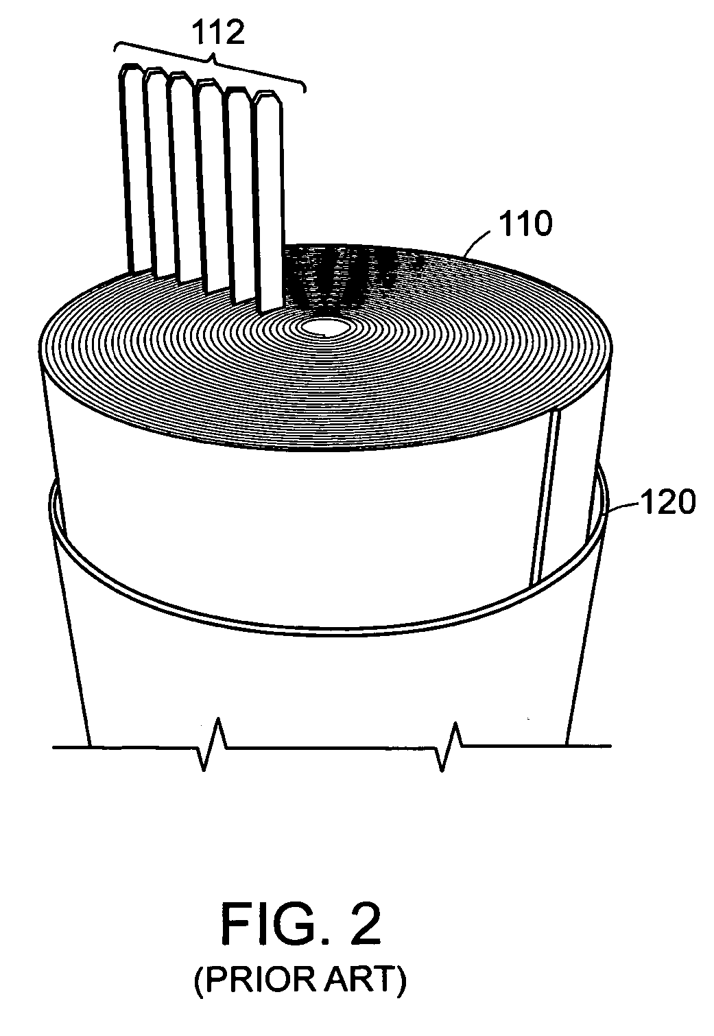 Low impedance layered battery apparatus and method for making the same