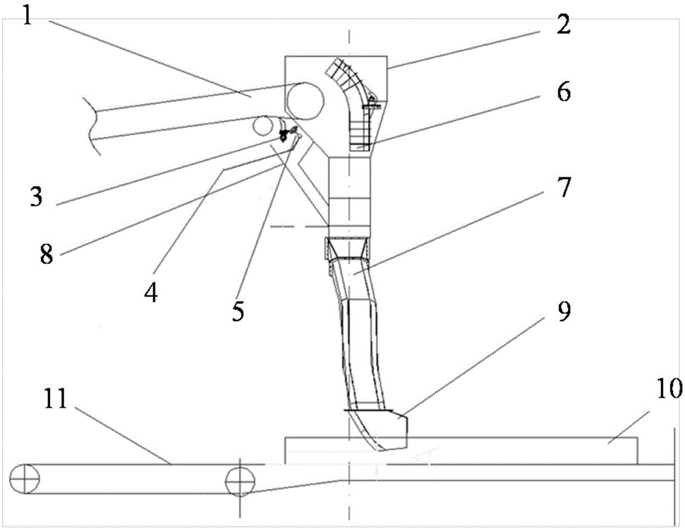 Dust treatment device for belt conveyor