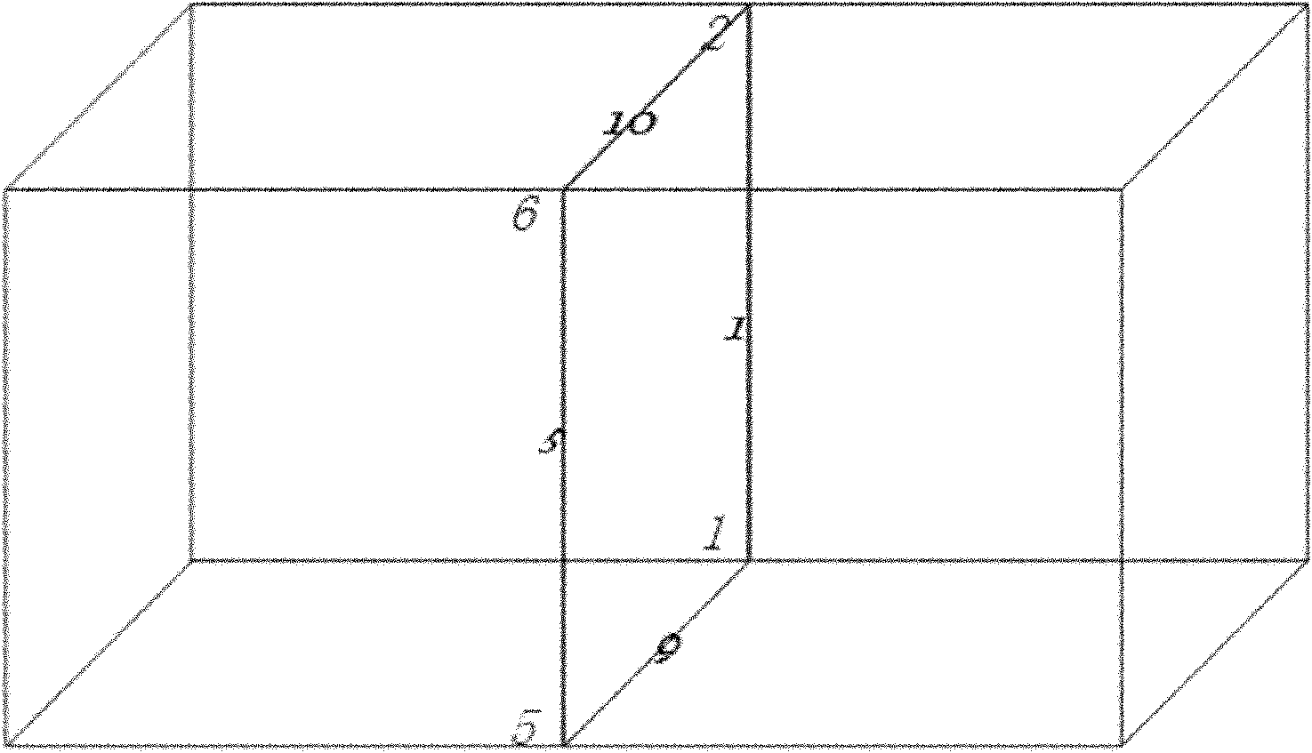 Acceleration improvement algorithm based on cube edge sharing equivalent point