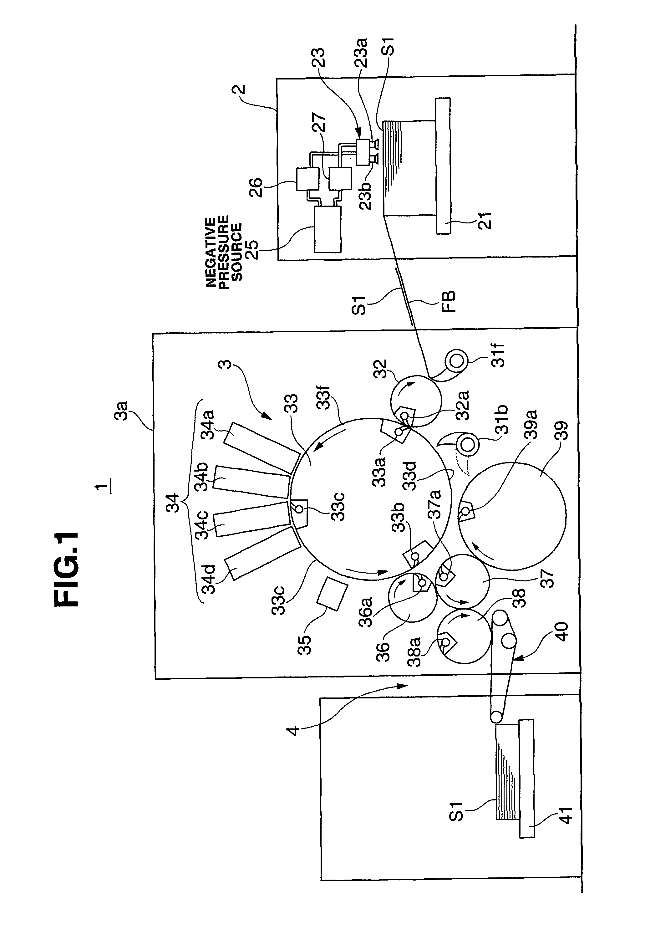 Sheet reversing device