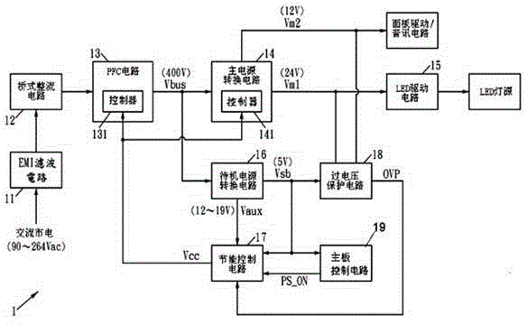 Overvoltage protection circuit, power module and overvoltage protection method