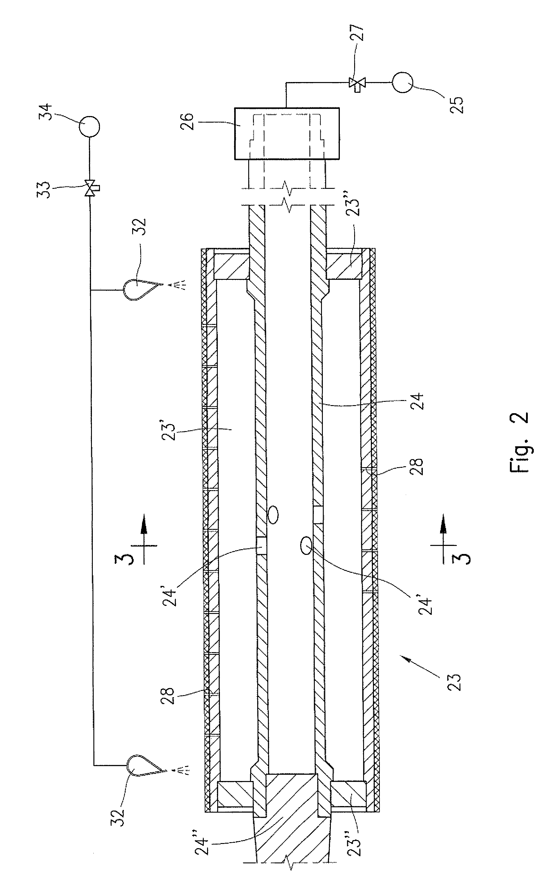 Method and apparatus for corrugating and winding up rolls of plastic film