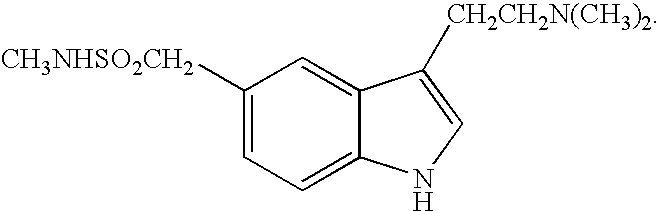 Buccal, polar and non-polar spray containing sumatriptan