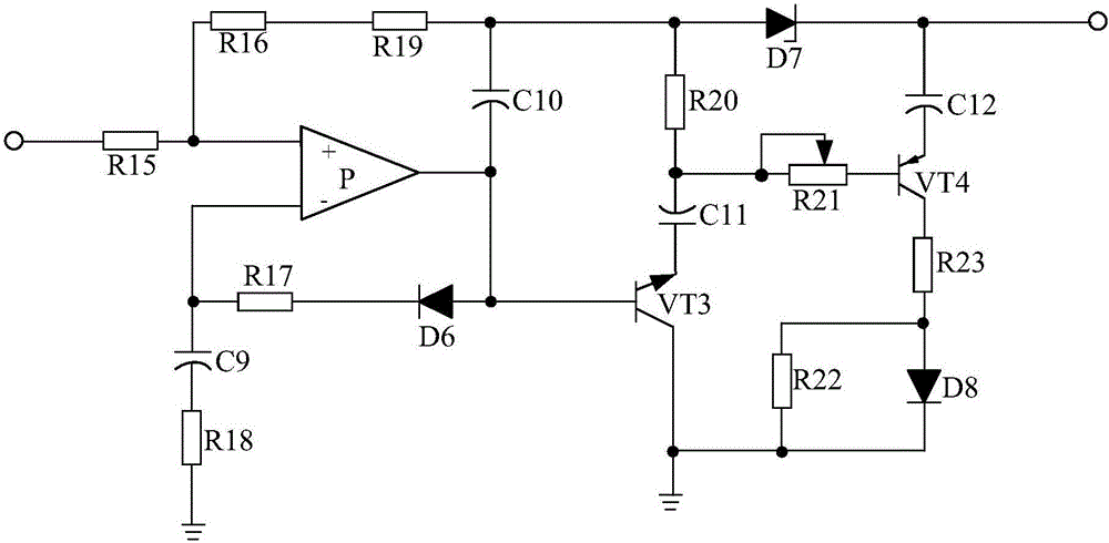 Gain same-phase amplifying circuit based charging power supply for lithium ion battery