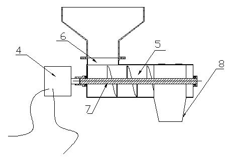 Biomass briquetting machine