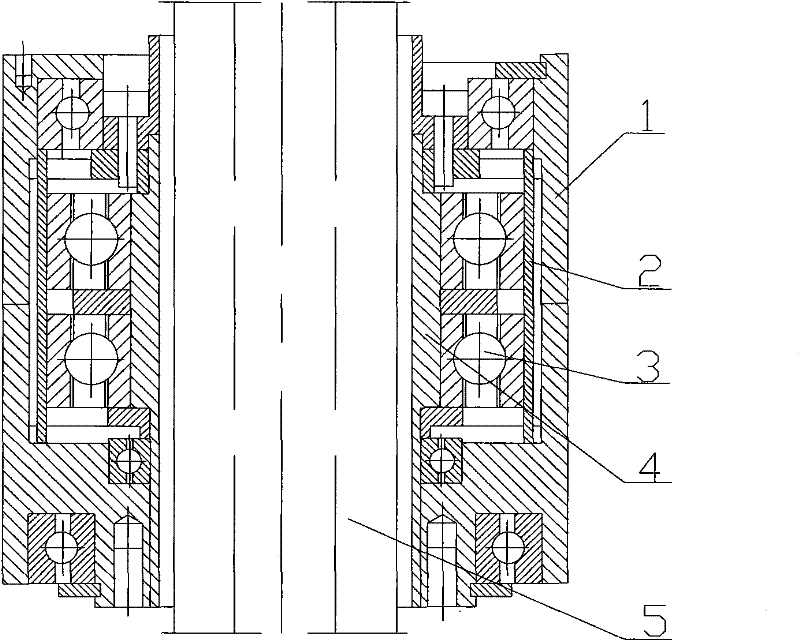 Petroleum drilling trajectory-controlled harmonic gear transmission device