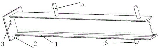 Tool-type cantilever beam and construction method thereof