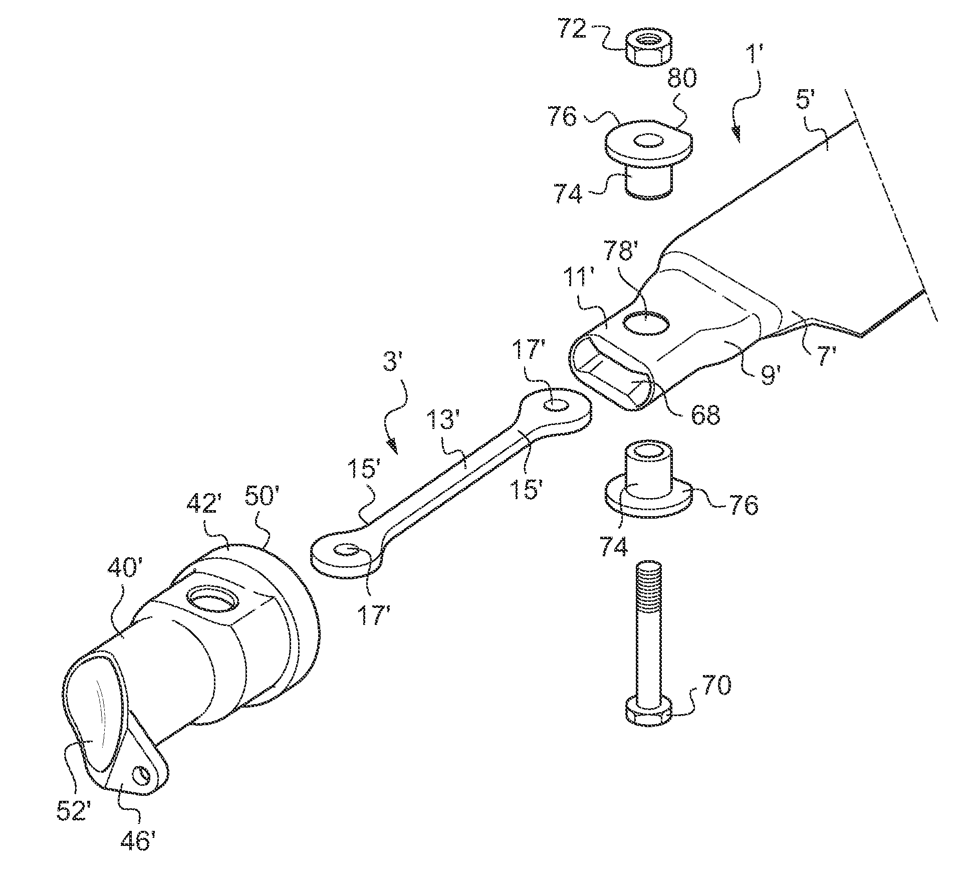 Rotor blade with control tube