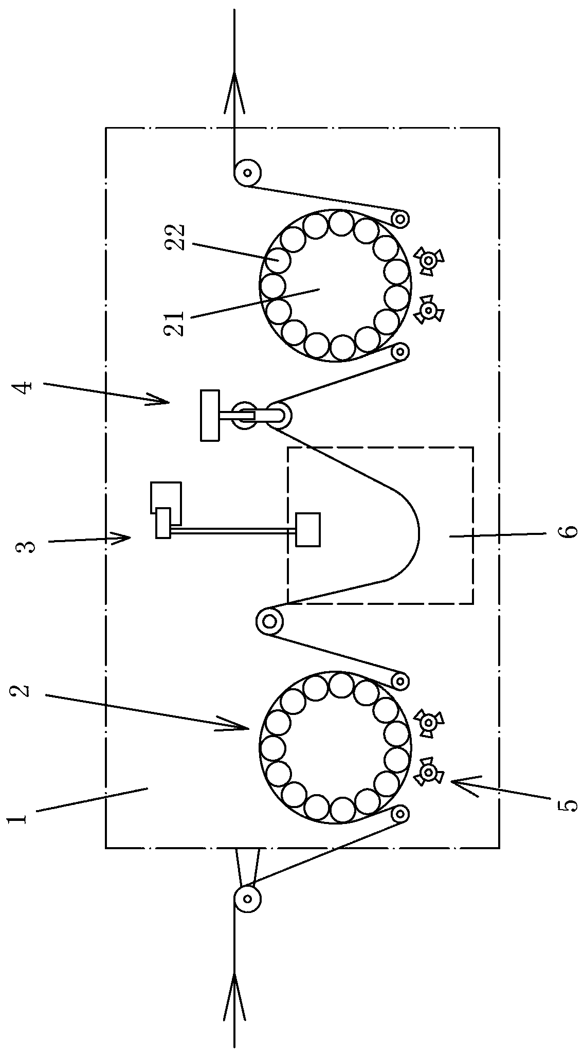 A fabric double-sided raising machine