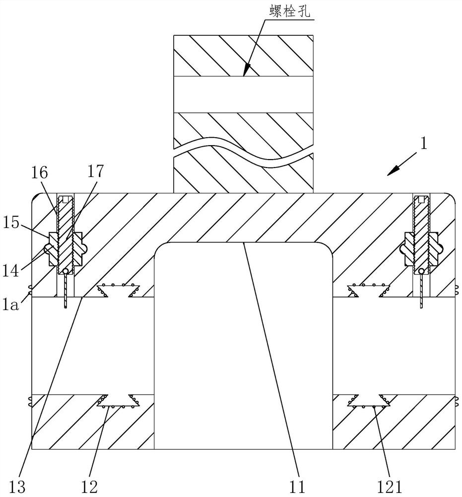 Power transmission line connection fitting