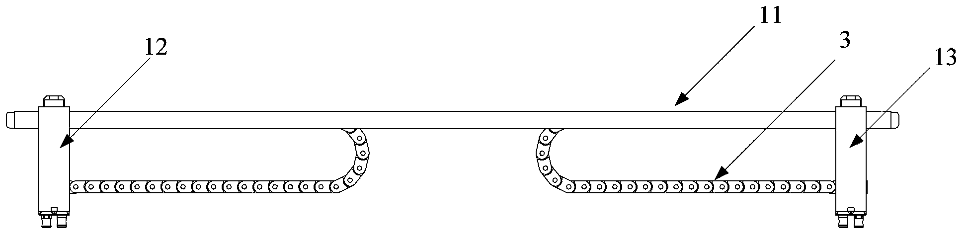 Optical fiber core butting connector