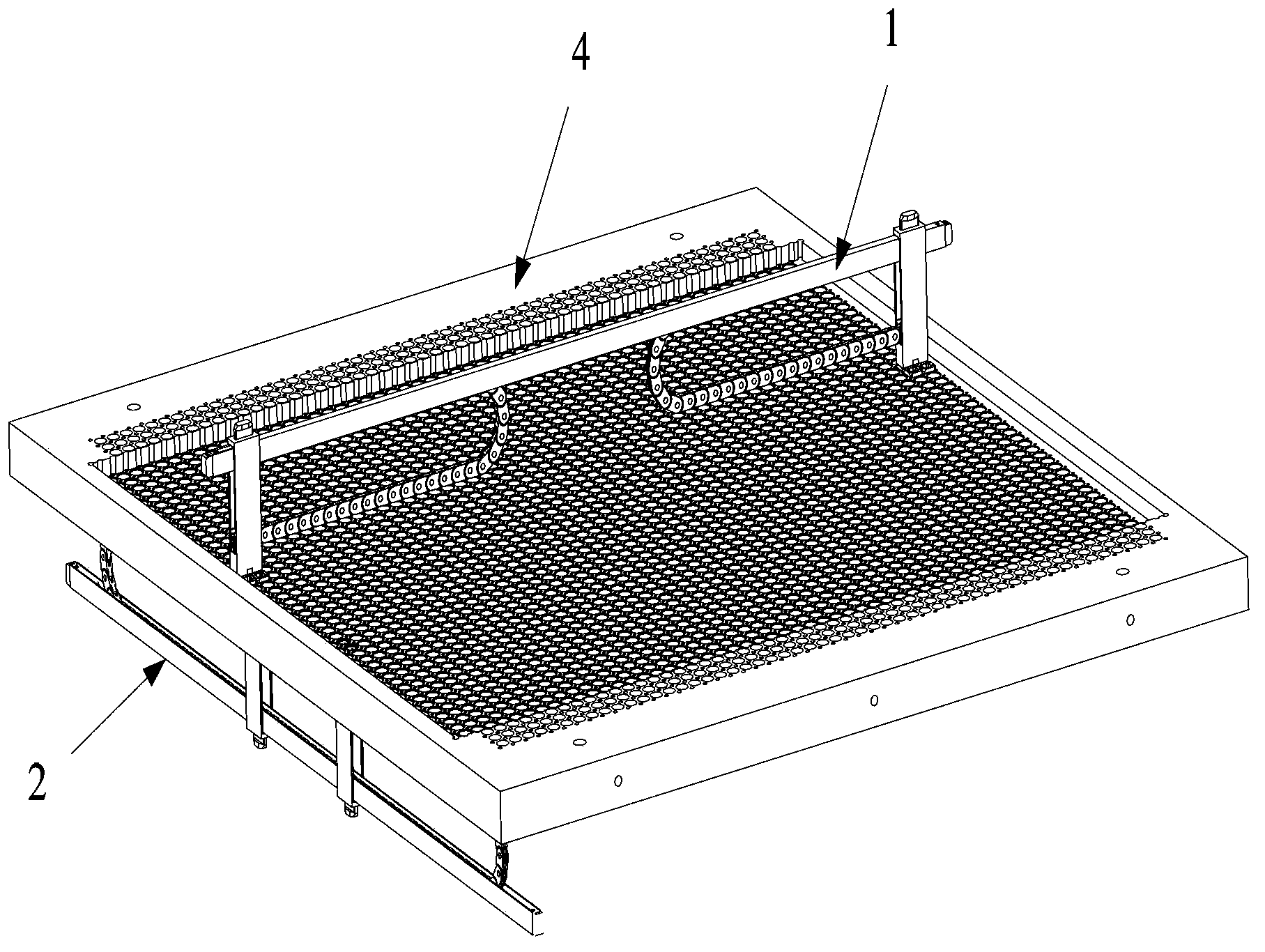 Optical fiber core butting connector