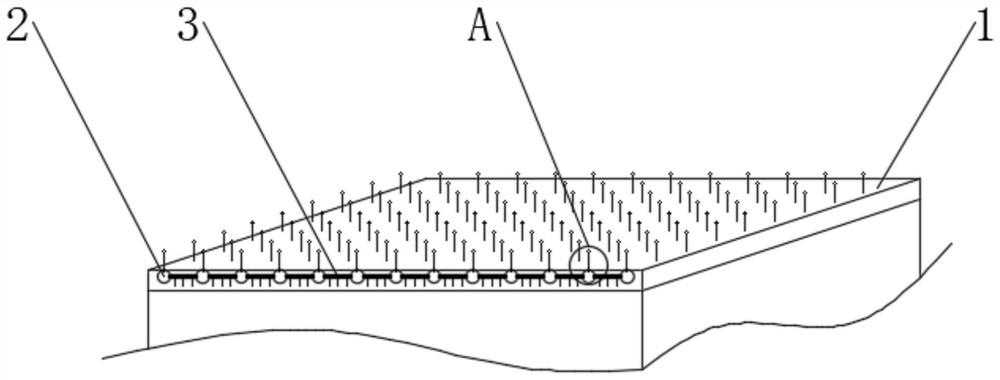 A skin-like oscillating hair heat dissipation coating