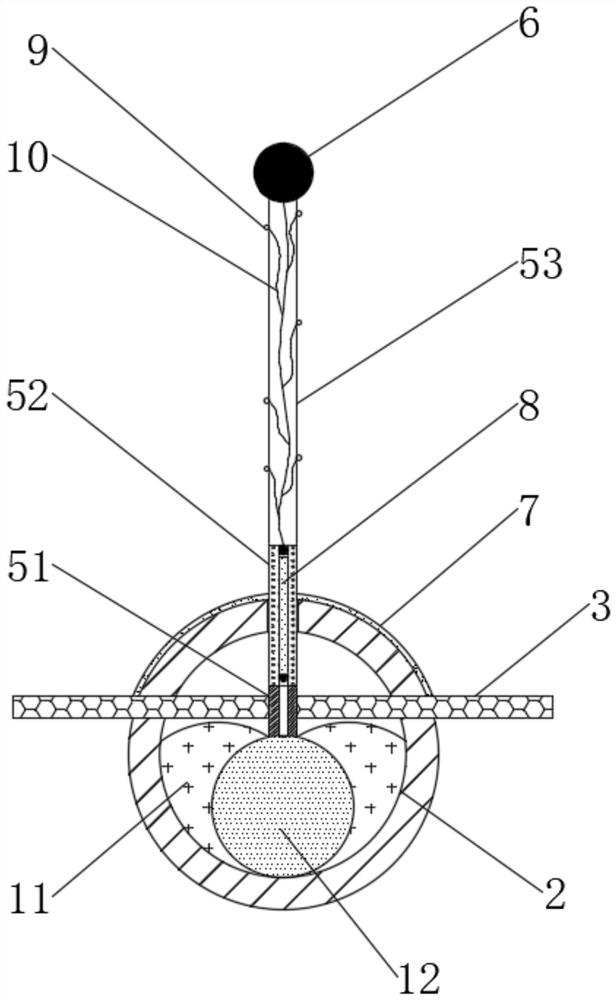 A skin-like oscillating hair heat dissipation coating