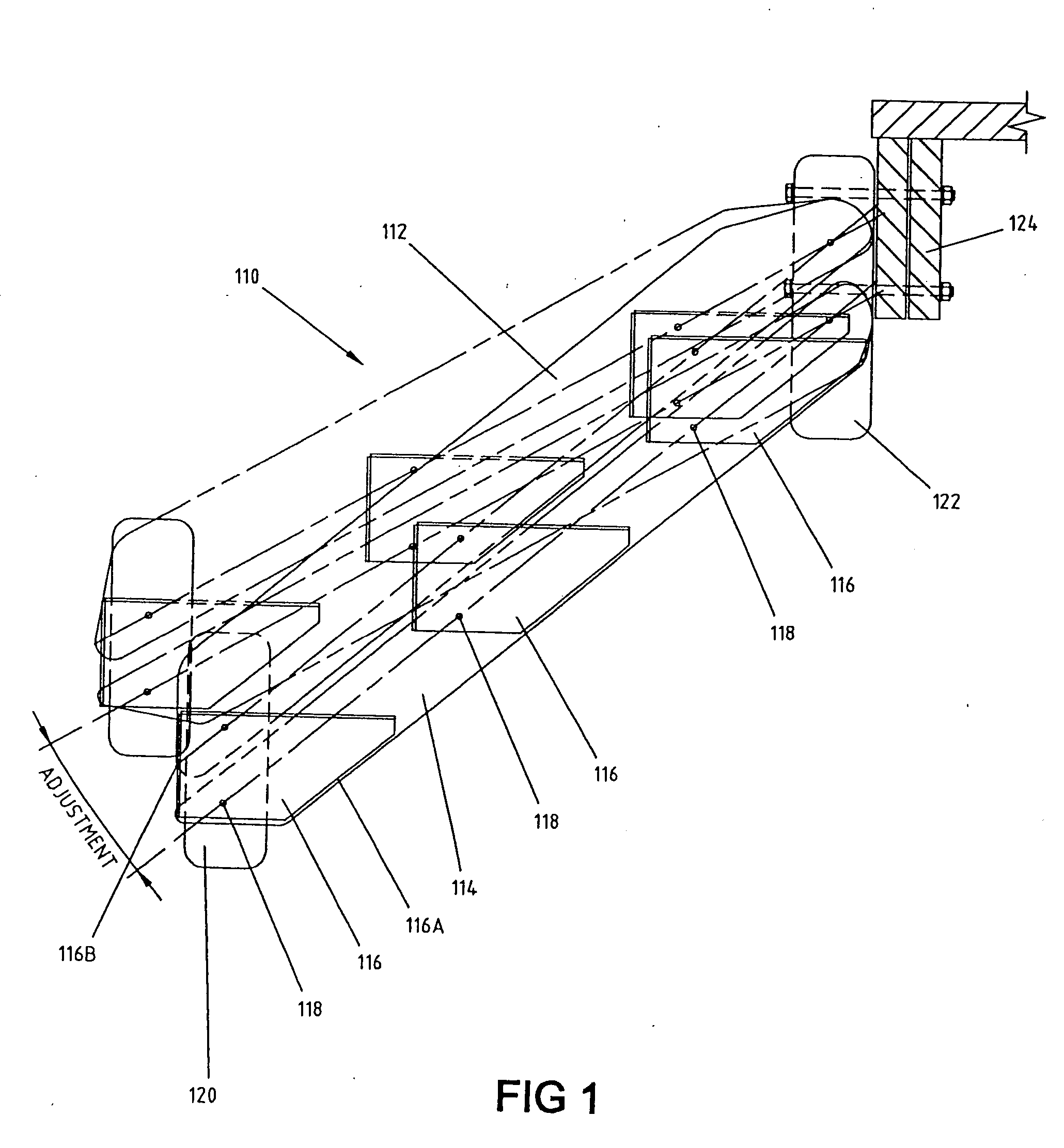 Adjustable stair stringer and railing