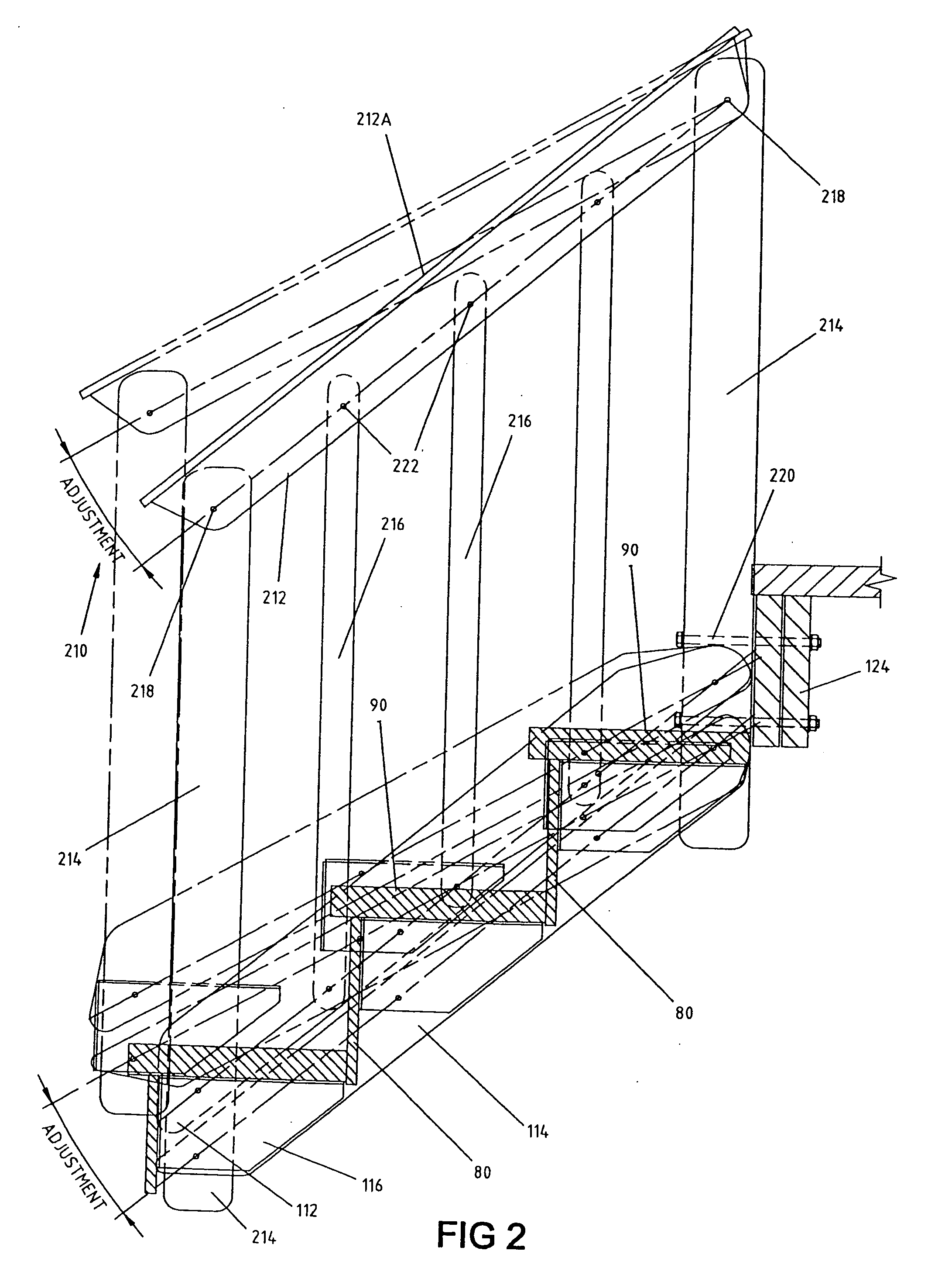 Adjustable stair stringer and railing