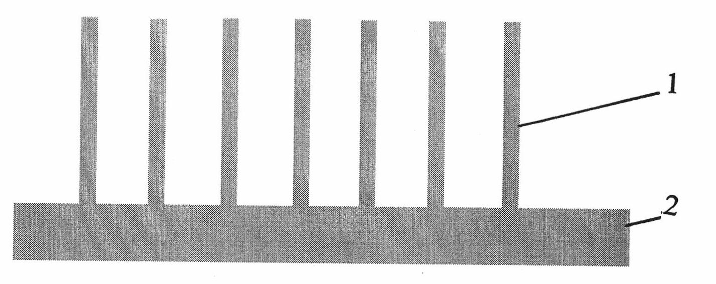 Germanium nanopoint/silicon nanowire array structure thin film and preparation thereof