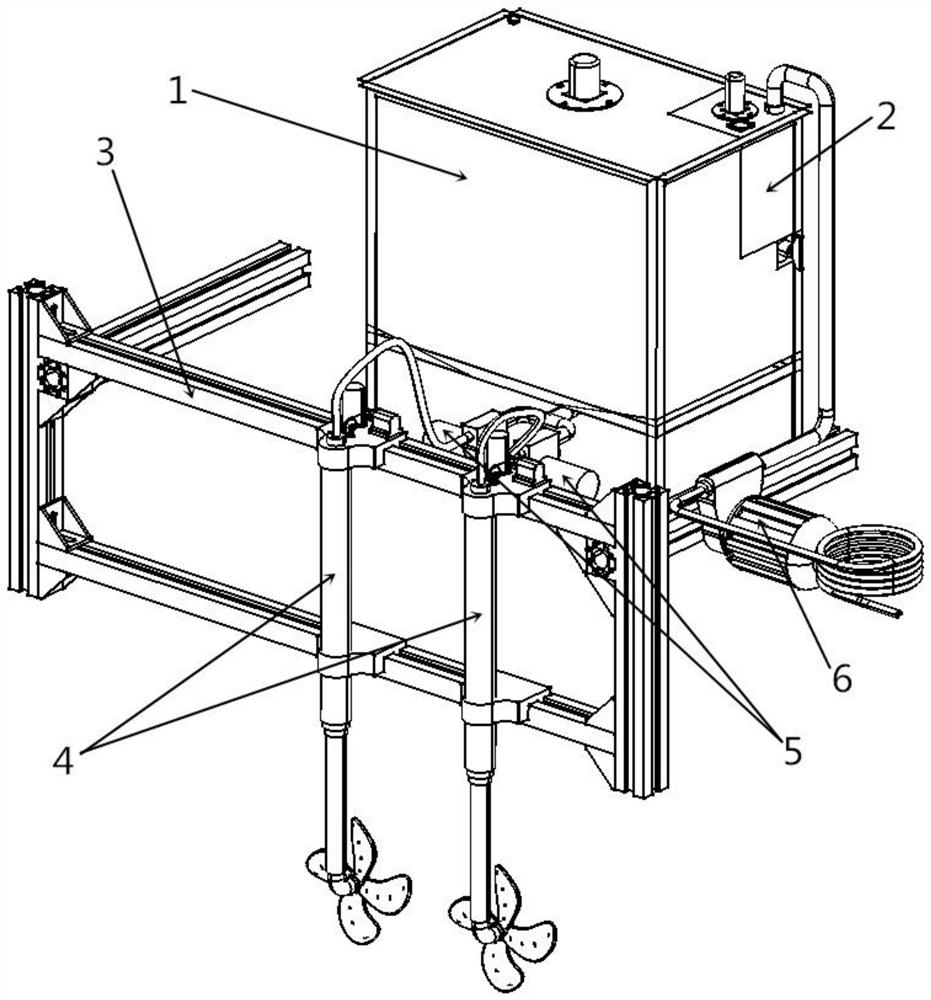 An automatic particle dispensing device suitable for the piv system of the towed pool