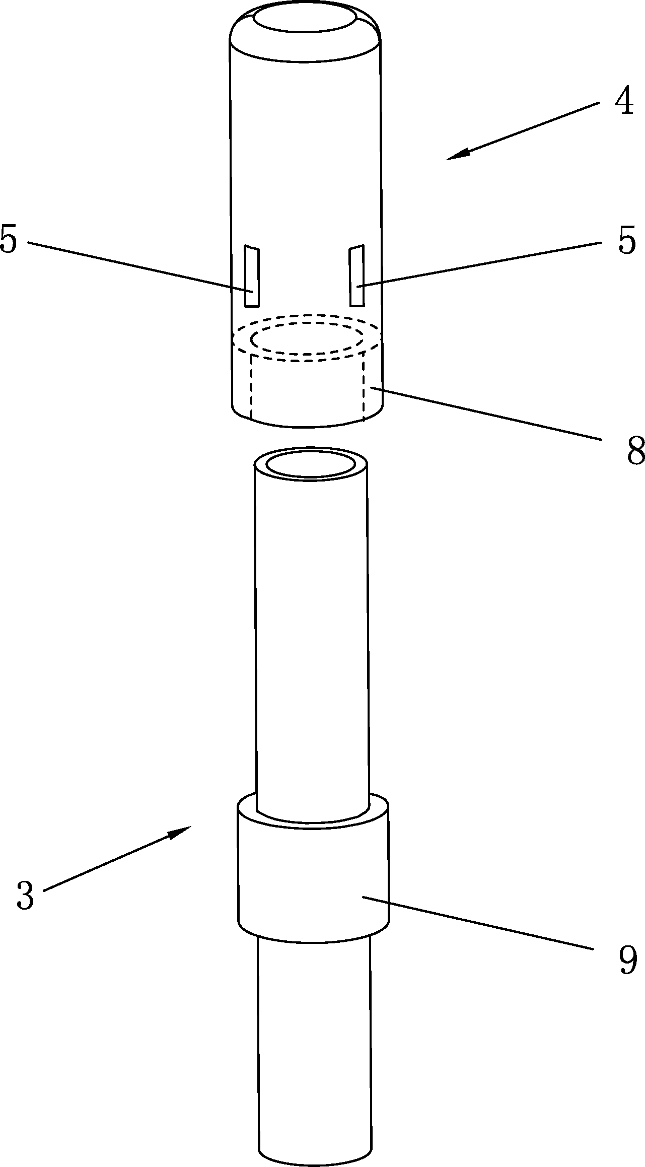 Bubble-prevention fast exhaust transfusion device with improved structure