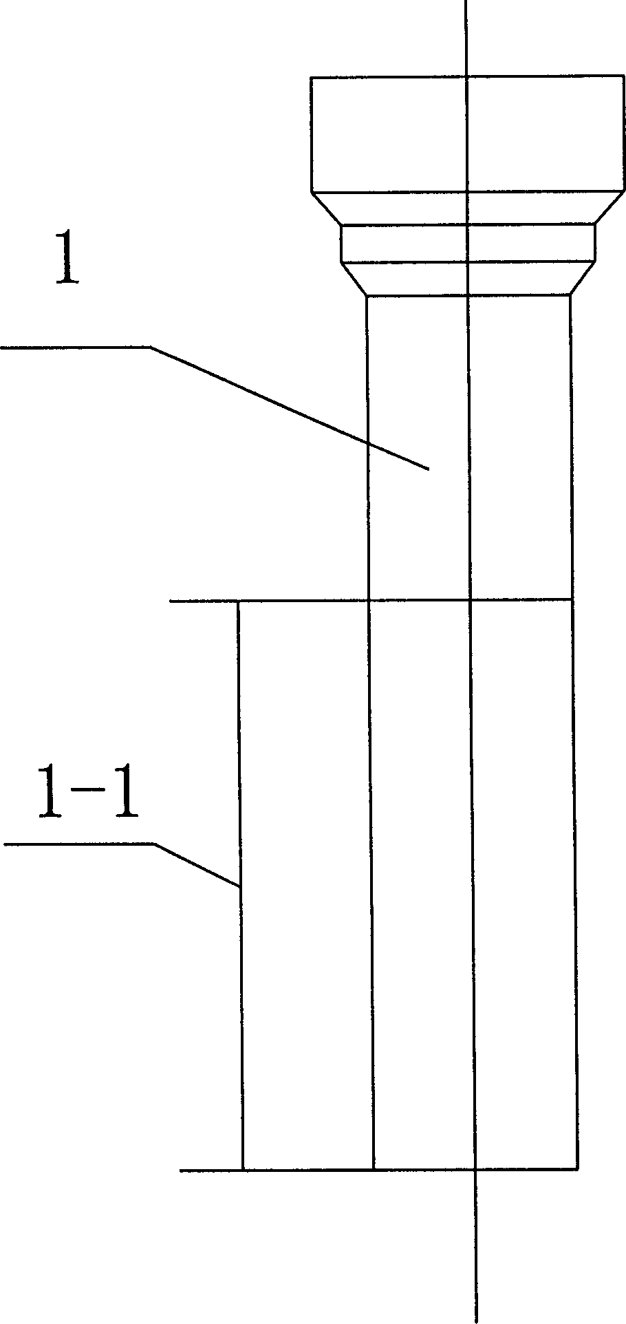 Preprocessing  technology for processing integral key shaft