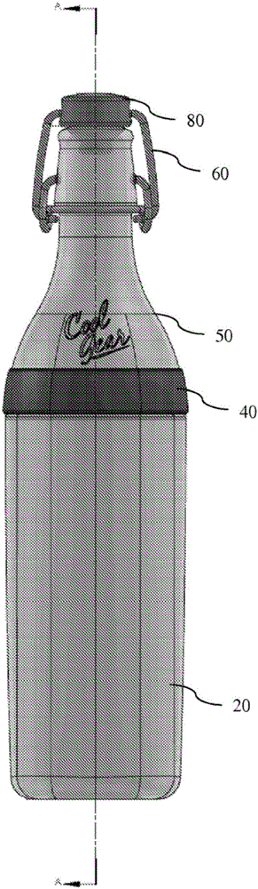 Resealable container with detachable base