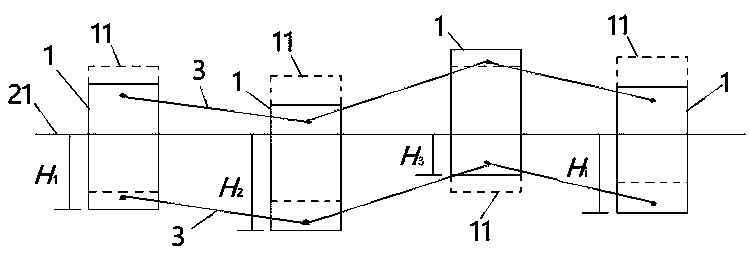 GPS positioning-based settlement monitoring device and monitoring method