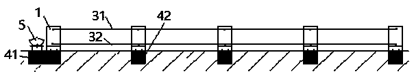 GPS positioning-based settlement monitoring device and monitoring method