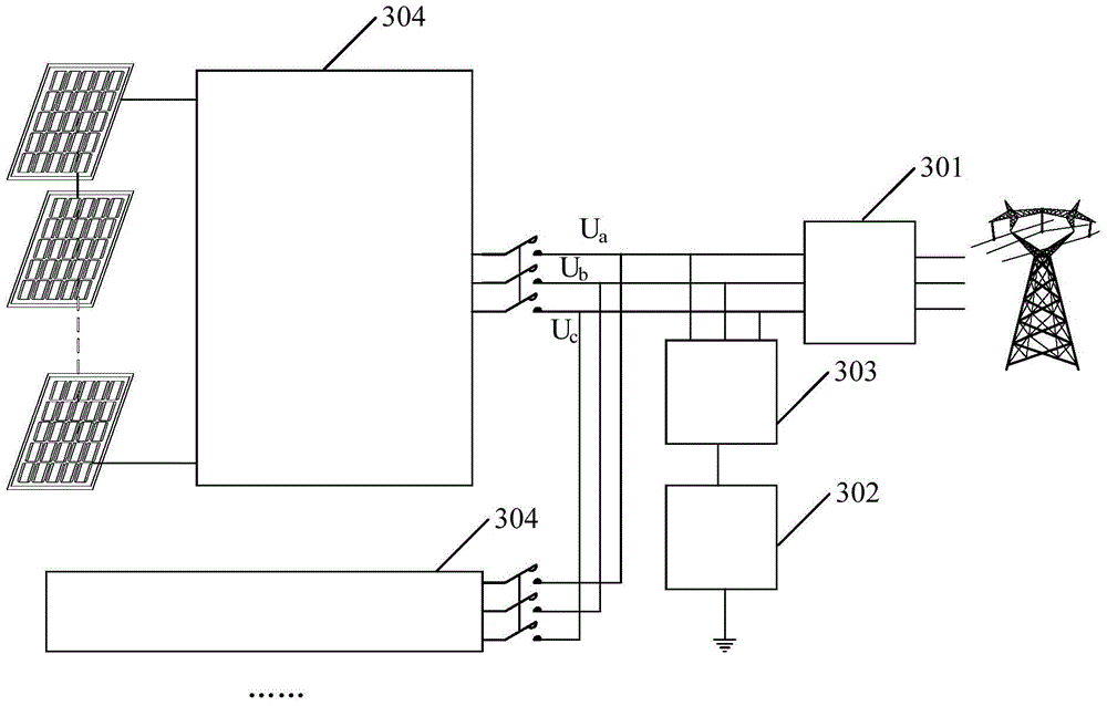 A device for suppressing the pid effect of a solar panel