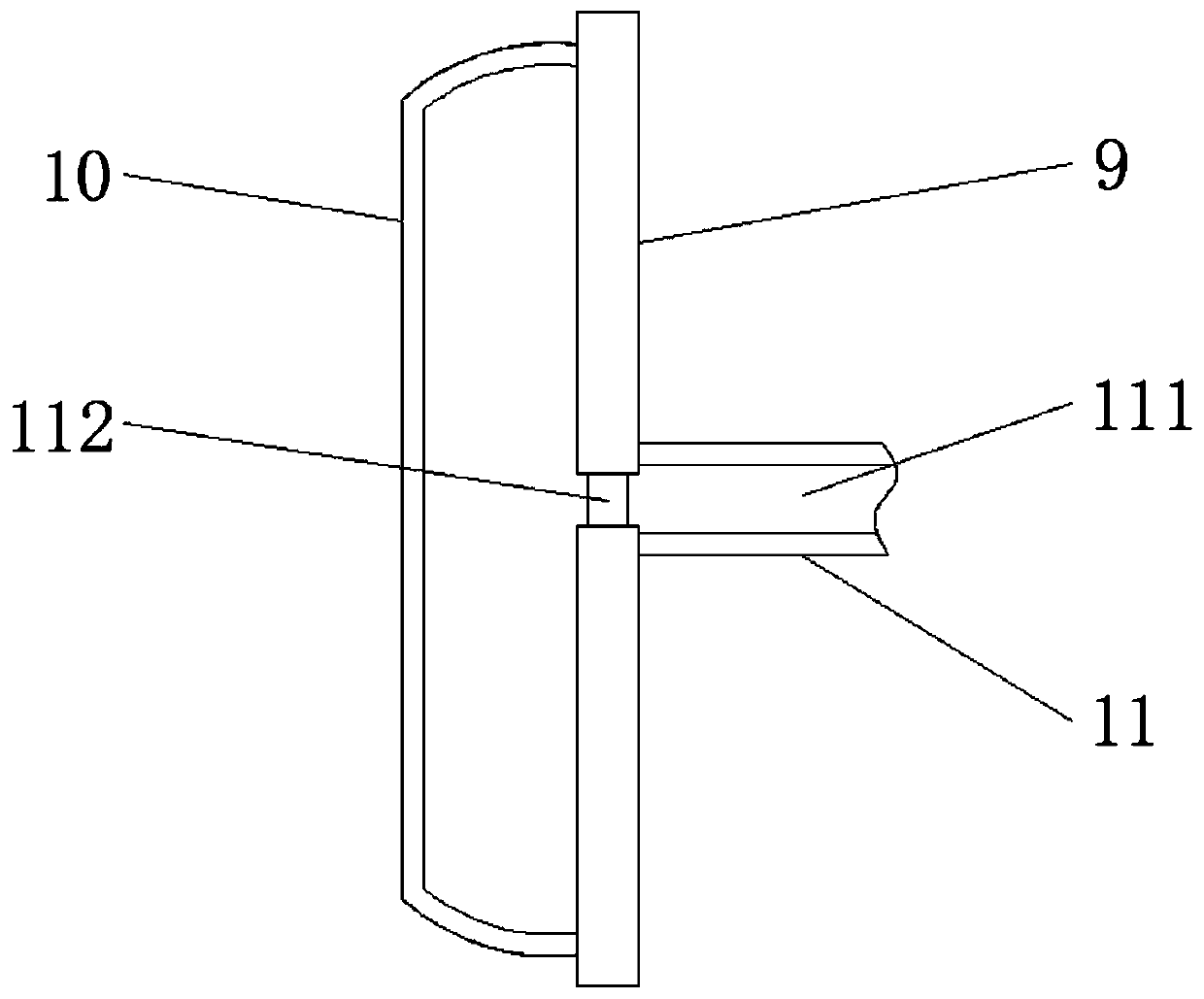 Perpendicularity detection device for building wall surface