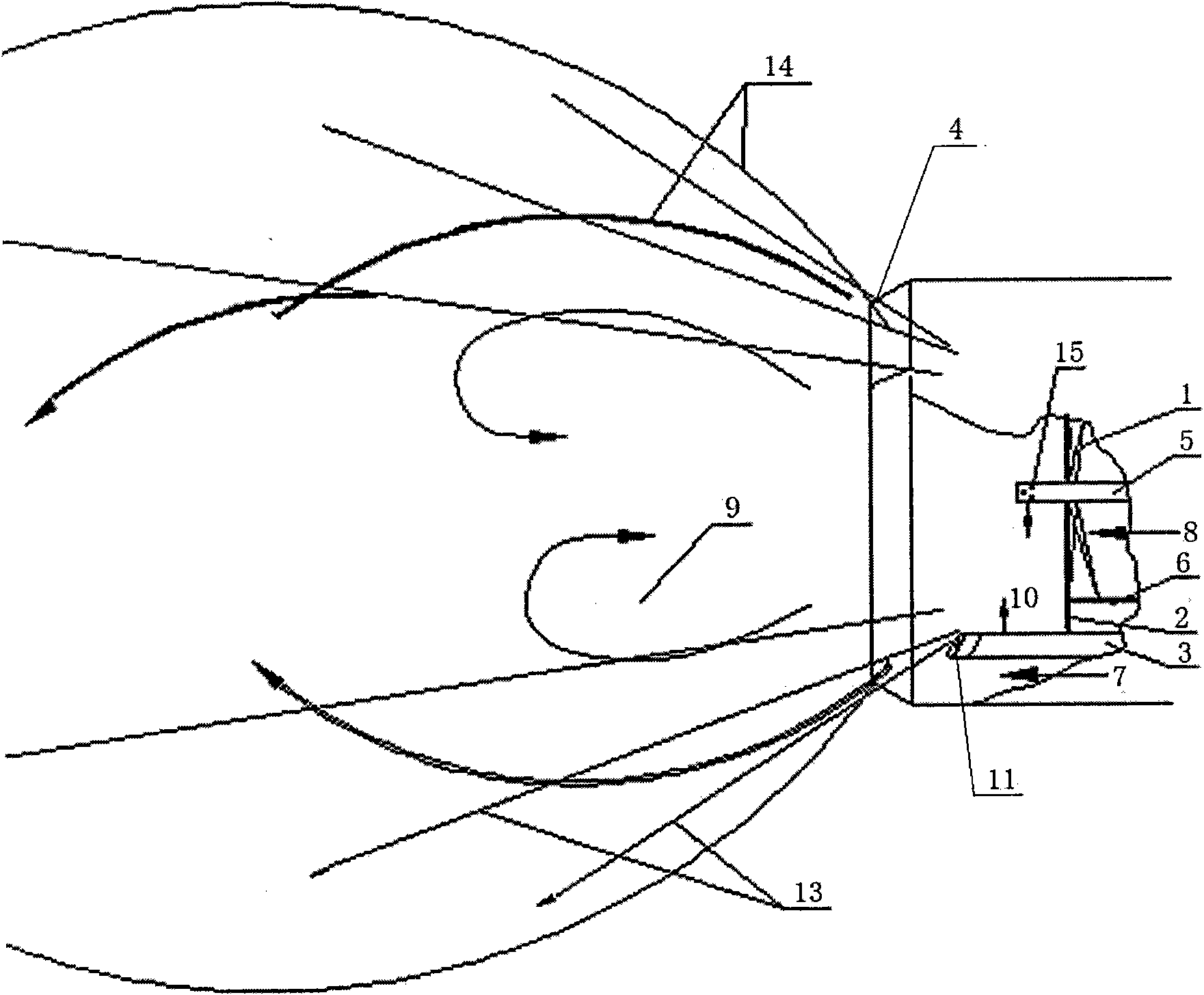 Low-NOx combustor with internal reflux of flue gas and homogeneous combustion and gas configuration method thereof