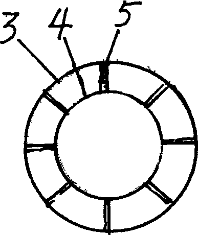 Hollow wooden integration column