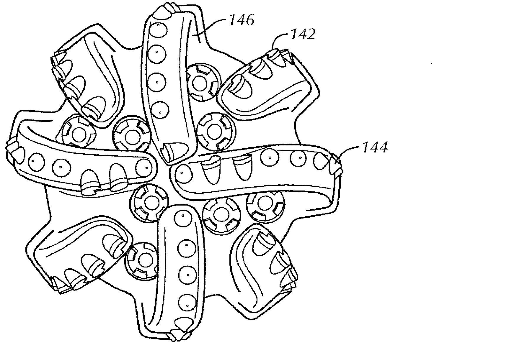 Kerfing hybrid drill bit and other downhole cutting tools