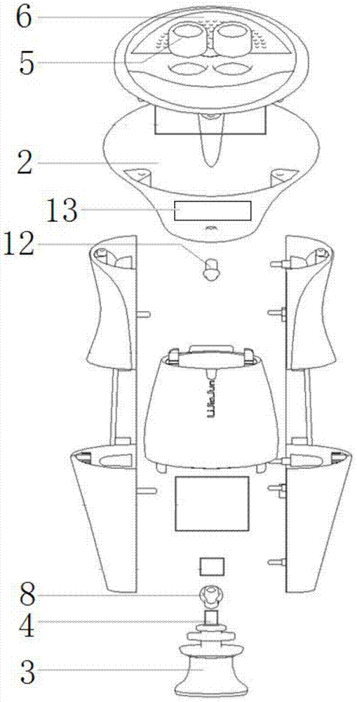 Air trombone toy for children