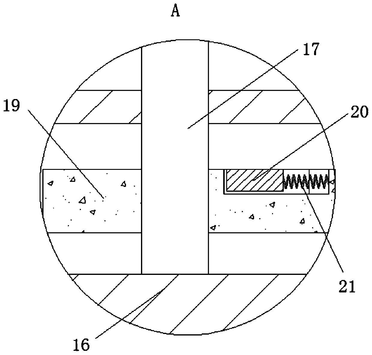 Solar panel foldable new energy street lamp based on gear transmission principle