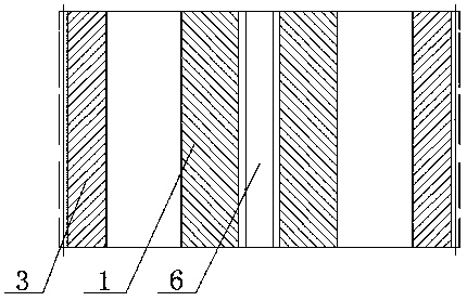 A diameter expandable heel tube using screw heads