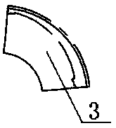 A diameter expandable heel tube using screw heads