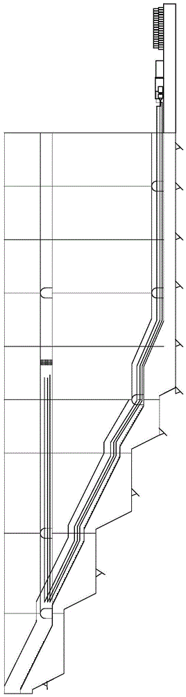 Automatic slurry delivery system and its construction method applied to large hydropower stations