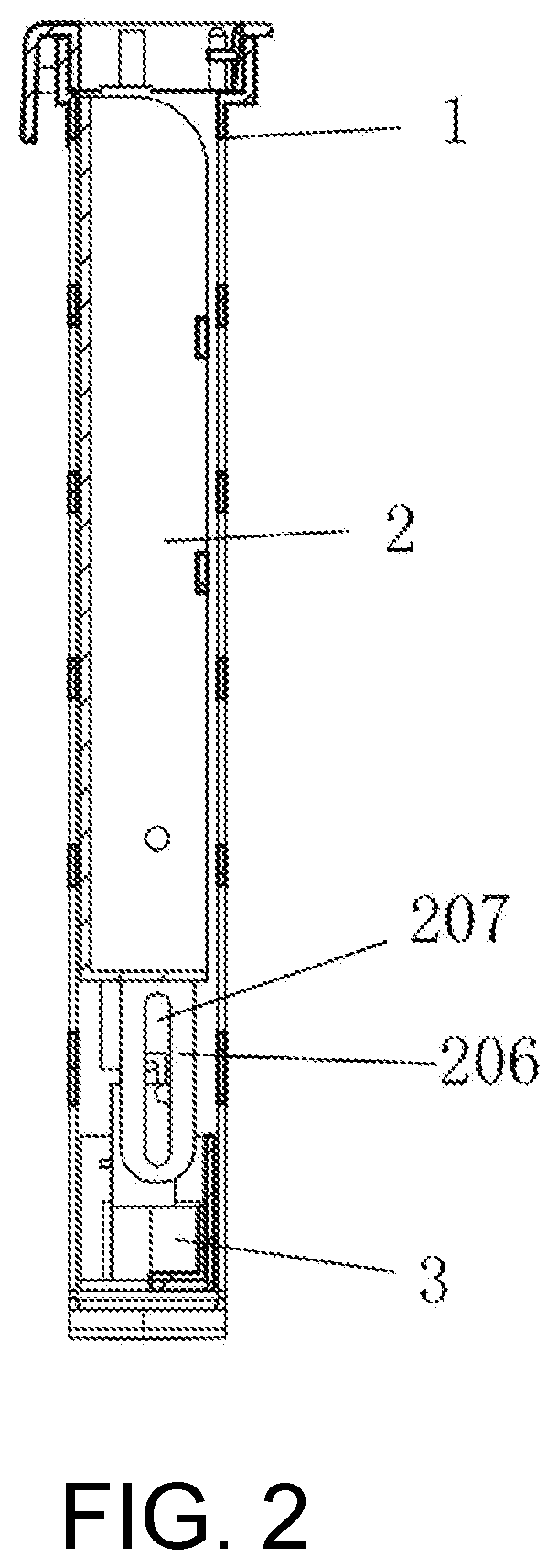 Storage device for portable device used in luggage