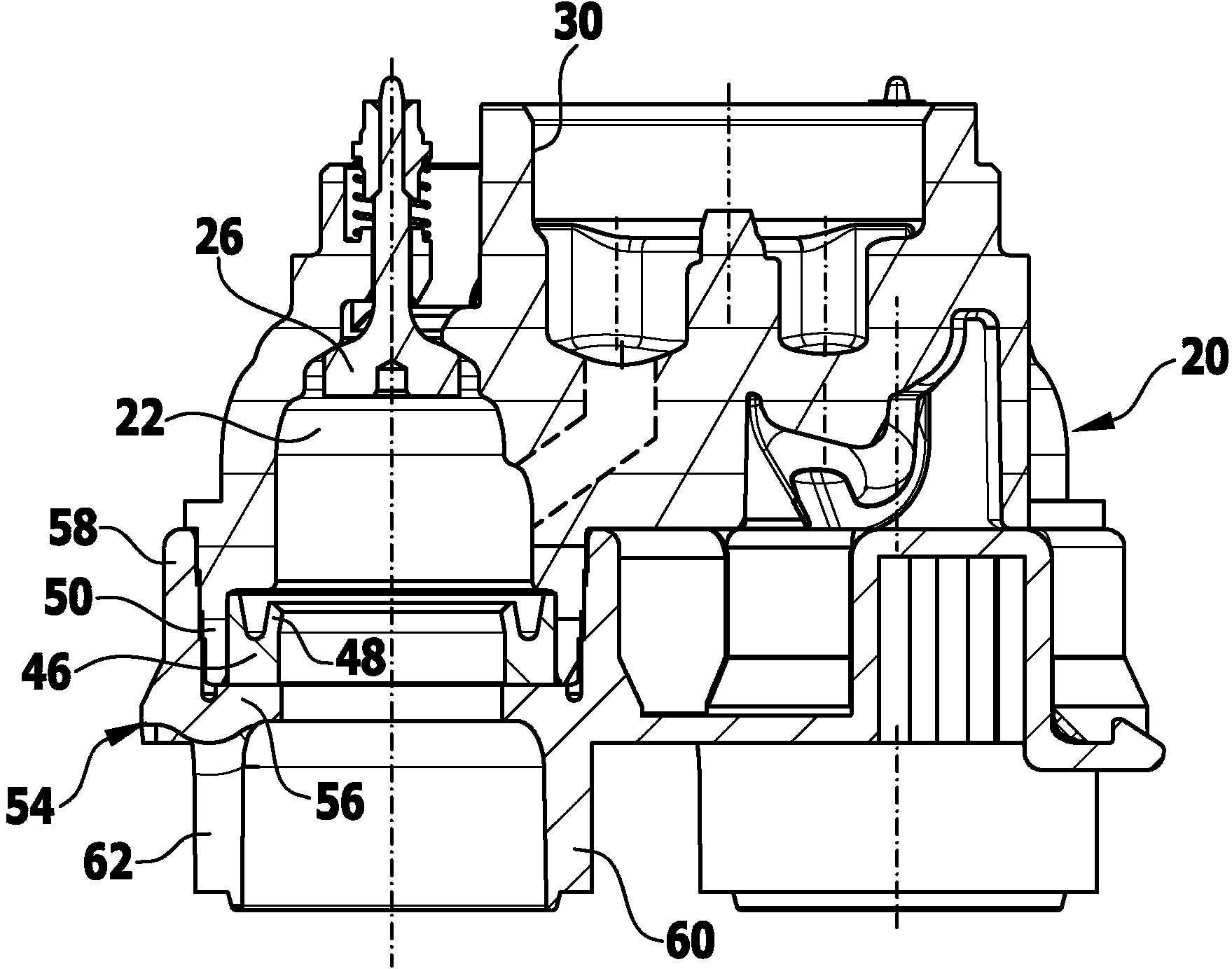 Piston pump for a high-pressure cleaning device